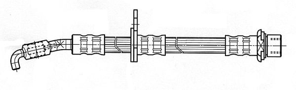 CEF Тормозной шланг 512222