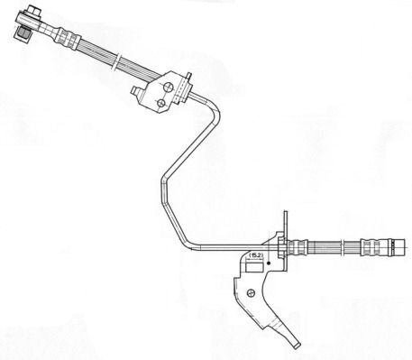 CEF Bremžu šļūtene 512281