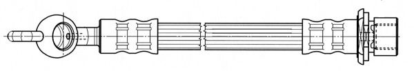 CEF Тормозной шланг 512303