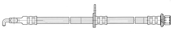 CEF Bremžu šļūtene 512449