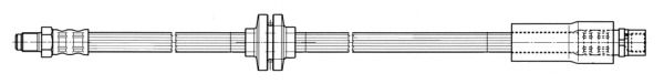 CEF Bremžu šļūtene 512450