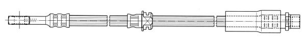 CEF Тормозной шланг 512452