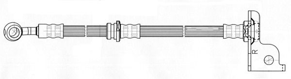 CEF Тормозной шланг 512496