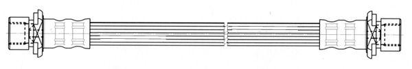 CEF Тормозной шланг 512525