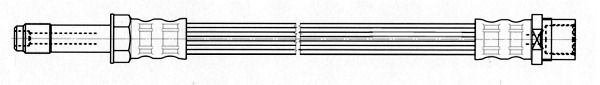 CEF Тормозной шланг 512528
