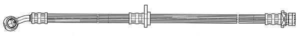 CEF Тормозной шланг 512568