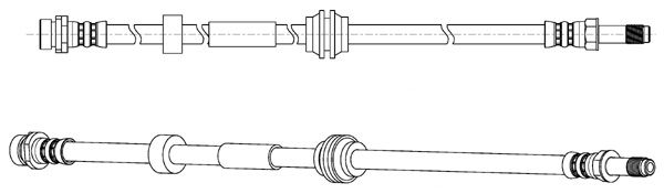 CEF Bremžu šļūtene 512596