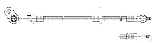 CEF Тормозной шланг 512620