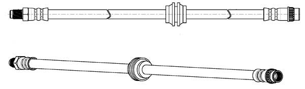 CEF Bremžu šļūtene 512663