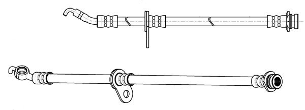 CEF Bremžu šļūtene 512718