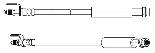 CEF Bremžu šļūtene 512738