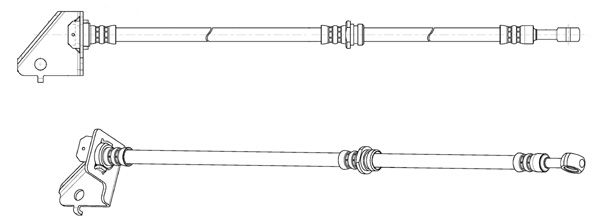 CEF Bremžu šļūtene 512830