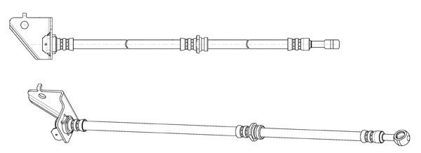 CEF Bremžu šļūtene 512831