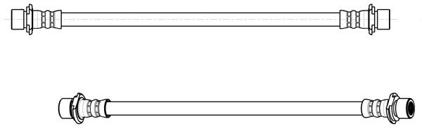 CEF Тормозной шланг 512863