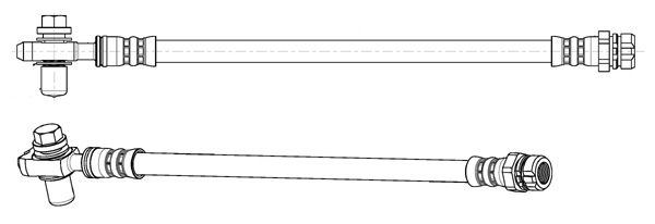 CEF Тормозной шланг 512908