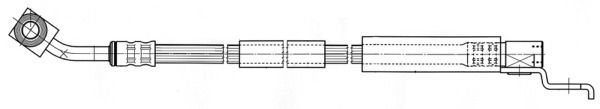 CEF Тормозной шланг 513220