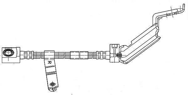 CEF Bremžu šļūtene 513272