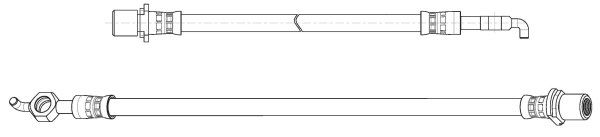 CEF Тормозной шланг 514705