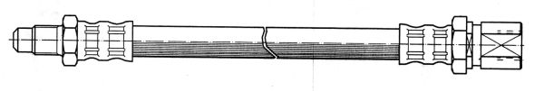 CEF Тормозной шланг 516833