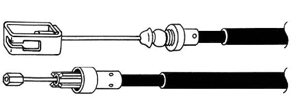CEF Тросик, cтояночный тормоз FA02198