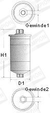 CHAMPION Топливный фильтр L223/606