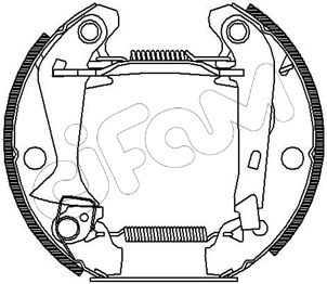 CIFAM Комплект тормозных колодок 151-035