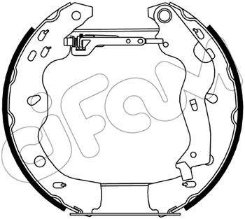 CIFAM Комплект тормозных колодок 151-201