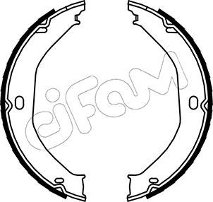 CIFAM Комплект тормозных колодок, стояночная тормозная с 153-360