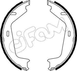 CIFAM Комплект тормозных колодок, стояночная тормозная с 153-479