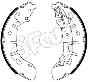 CIFAM Комплект тормозных колодок 153-487