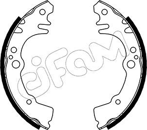 CIFAM Bremžu loku komplekts 153-547
