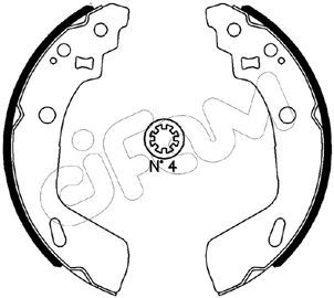 CIFAM Комплект тормозных колодок 153-633