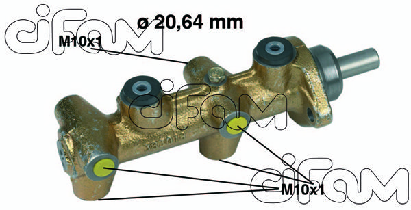 CIFAM Galvenais bremžu cilindrs 202-040