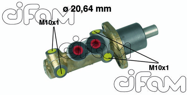 CIFAM Galvenais bremžu cilindrs 202-059