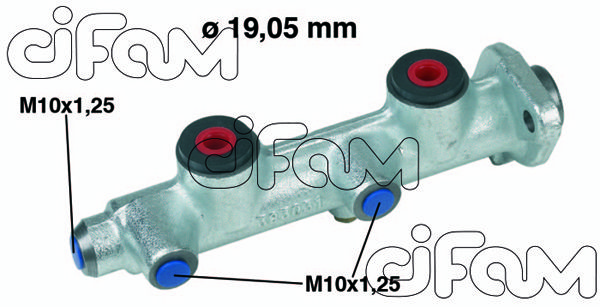 CIFAM Galvenais bremžu cilindrs 202-068