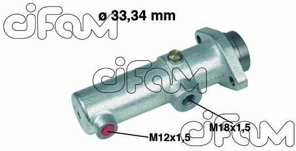 CIFAM Главный тормозной цилиндр 202-157