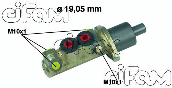 CIFAM Главный тормозной цилиндр 202-191