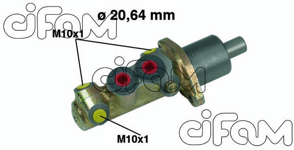 CIFAM Galvenais bremžu cilindrs 202-225