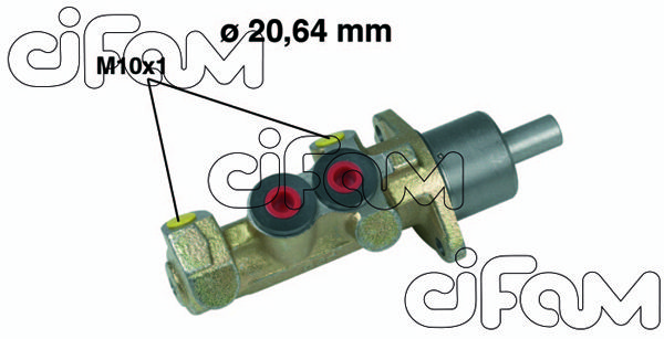 CIFAM Главный тормозной цилиндр 202-242