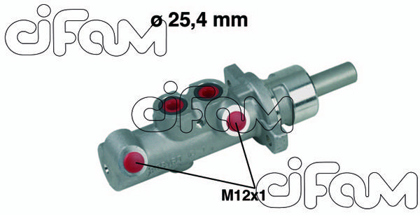 CIFAM Galvenais bremžu cilindrs 202-314