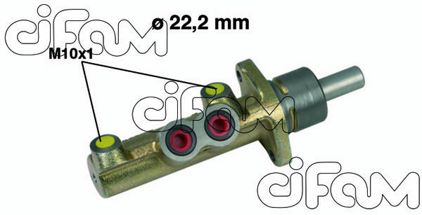 CIFAM Главный тормозной цилиндр 202-323