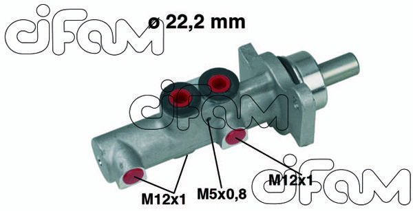 CIFAM Главный тормозной цилиндр 202-437