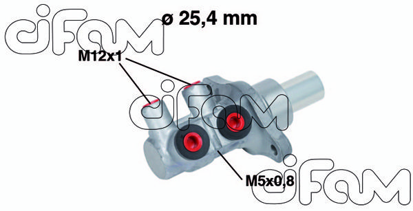 CIFAM Galvenais bremžu cilindrs 202-571