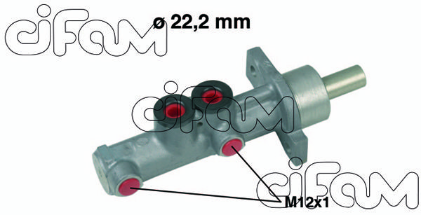 CIFAM Galvenais bremžu cilindrs 202-597