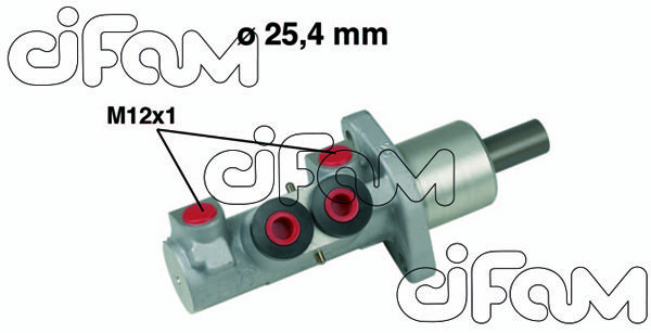 CIFAM Главный тормозной цилиндр 202-606