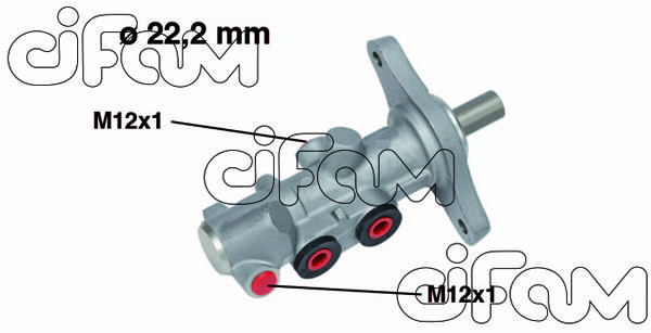 CIFAM Главный тормозной цилиндр 202-614