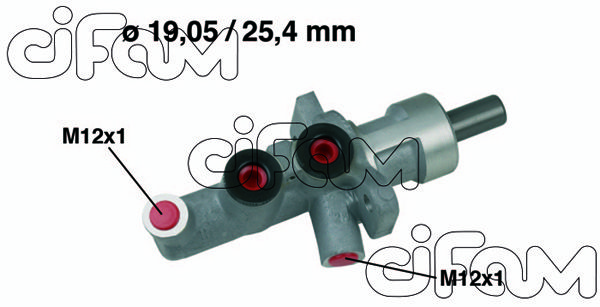 CIFAM Galvenais bremžu cilindrs 202-624