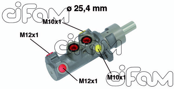 CIFAM Главный тормозной цилиндр 202-641