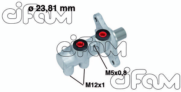 CIFAM Главный тормозной цилиндр 202-714