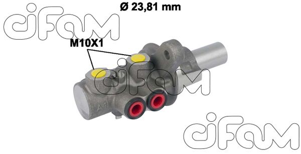 CIFAM Главный тормозной цилиндр 202-780